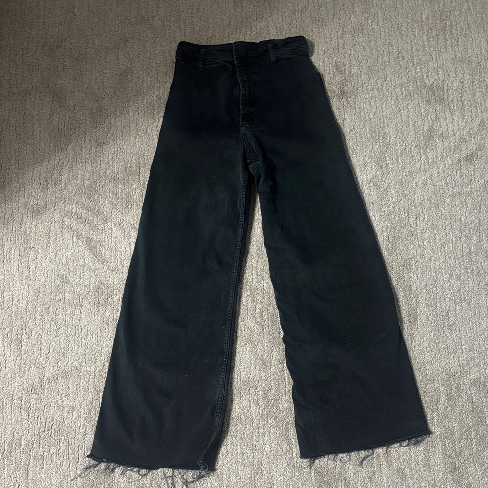 Zara Black Wide Leg Jeans